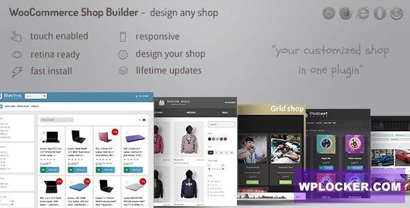 Download free WooCommerce shop page builder v1.42