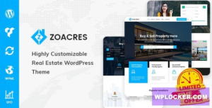 Download free Zoacres v1.1.0 – Real Estate WordPress Theme