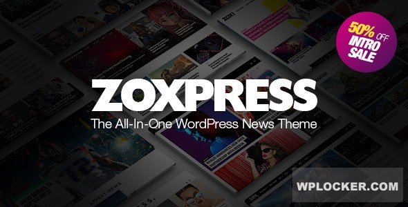 Download free ZoxPress v1.07.0 – All-In-One WordPress News Theme