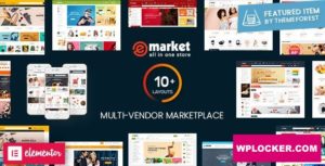 Download free eMarket v2.4.0 – Multi Vendor MarketPlace WordPress Theme