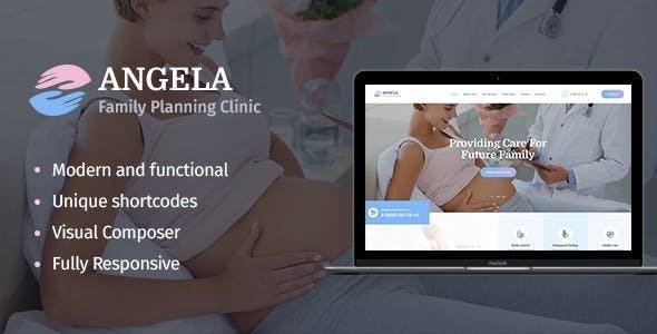Download free Angela v1.1.1 – Family Planning Clinic WordPress Theme