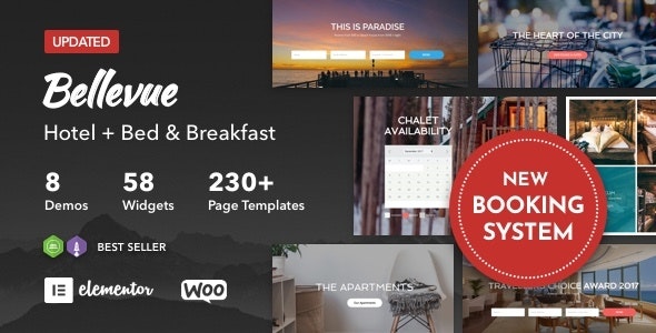 Download free Bellevue v3.2.8 – Hotel + Bed and Breakfast Booking Calendar Theme
