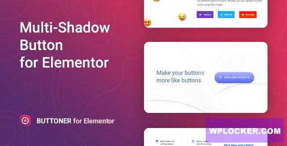 Download free Buttoner v1.0.1 – Multi-shadow Button for Elementor