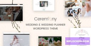 Download free Ceremony v1.4 – Wedding Planner WordPress Theme