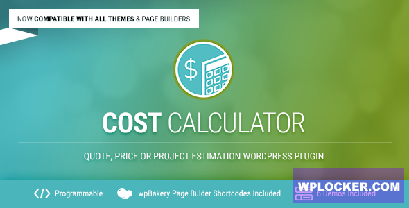 Download free Cost Calculator v2.3.1 – WordPress Plugin