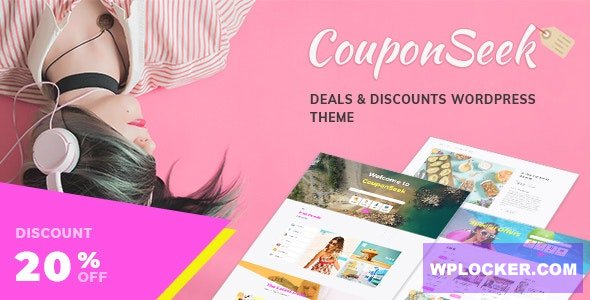 Download free CouponSeek v1.1.3 – Deals & Discounts WordPress Theme