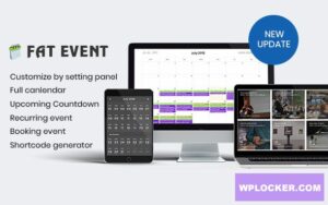 Download free FAT Event v4.3 – WordPress Event and Calendar Booking