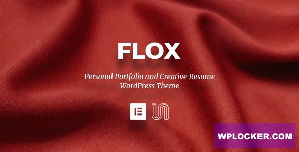 Download free FLOX v1.2 – Personal Portfolio & Resume WordPress Theme
