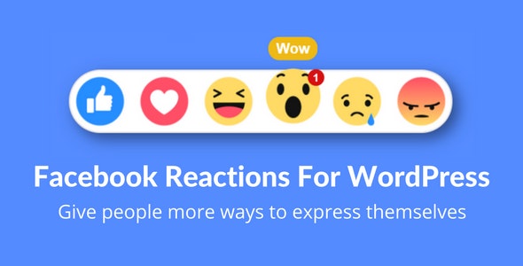 Download free Facebook Reactions For WordPress v2.6