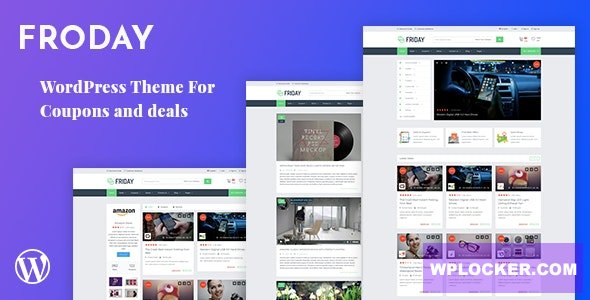 Download free Froday v2.6.0 – Coupons and Deals WordPress Theme