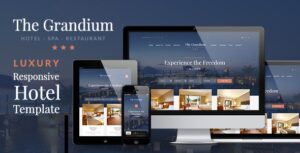 Download free Grandium v1.6.5 – Luxury Hotel Theme
