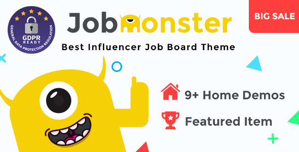 Download free Jobmonster v4.6.2 – Job Board WordPress Theme