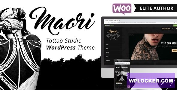 Download free Maori v1.3 – Tattoo Studio WordPress Theme