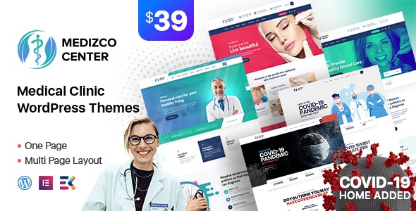 Download free Medizco v1.6 – Medical Health & Dental Care Clinic WordPress Theme