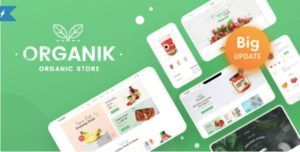 Download free Organie v2.8.6 – Organic Food Store WordPress Theme