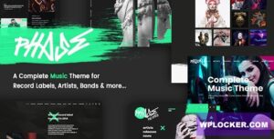 Download free Phase v1.4.0 – A Complete Music WordPress Theme for Record Labels and Artists