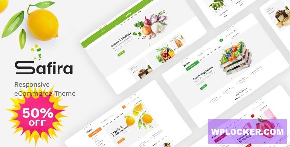 Download free Safira v1.0 – Food & Organic WooCommerce WordPress Theme