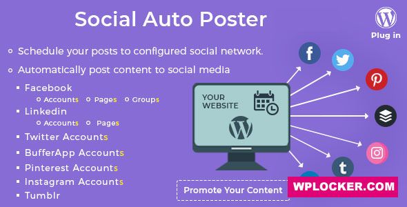 Download free Social Auto Poster v3.7.0 – WordPress Plugin