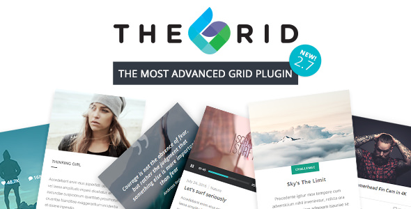 Download free The Grid v2.7.5 – Responsive WordPress Grid Plugin