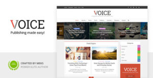 Download free Voice v2.9.4 – Clean News/Magazine WordPress Theme