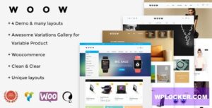 Download free WOOW v1.1.53 – Responsive WooCommerce Theme