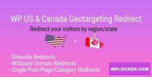Download free WP US&Canada State Geotargeting Redirect v1.0