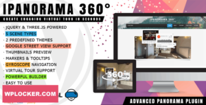 Download free iPanorama 360° v1.5.23 – Virtual Tour Builder for WordPress