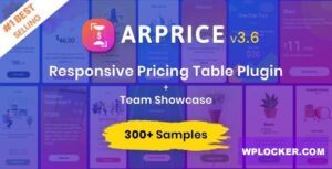 Download free ARPrice v3.7 – Ultimate Compare Pricing table plugin