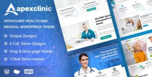 Download free ApexClinic v1.2.3 – Health & Medical Theme