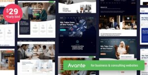 Download free Avante v1.8 – Business Consulting WordPress
