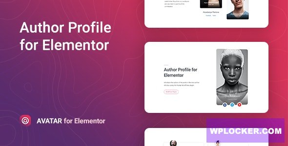 Download free Avatar v1.0.0 – Author Box for Elementor