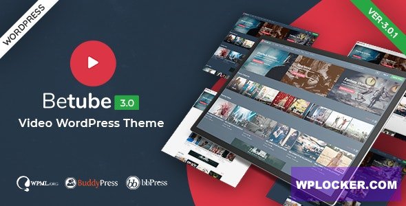 Download free Betube v3.0.1 – Video WordPress Theme