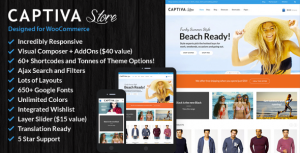 Download free Captiva v2.5 – Responsive WordPress WooCommerce Theme