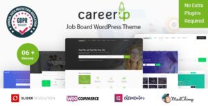 Download free CareerUp v2.3.6 – Job Board WordPress Theme