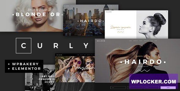 Download free Curly v2.0 – A Stylish Theme for Hairdressers and Hair Salons