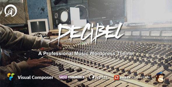 Download free Decibel v3.1.4 – Professional Music WordPress Theme