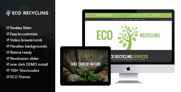 Download free Eco Recycling v2.2 – a Multipurpose Woocommerce Theme