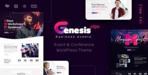 Download free GenesisExpo v1.2.10 – Business Events & Conference Theme