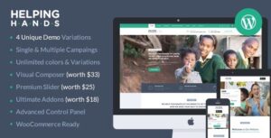 Download free HelpingHands v2.7.5 – Charity/Fundraising WordPress Theme