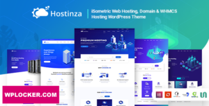 Download free Hostinza v2.1 – Isometric Domain & Whmcs Web Hosting WordPress Theme