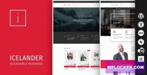 Download free Icelander v1.5.4 – Accessible Business Portfolio & WooCommerce WordPress Theme