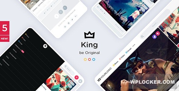 Download free King v5.5.1 – WordPress Viral Magazine Theme