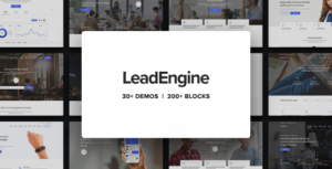 Download free LeadEngine v2.4 – Multi-Purpose Theme with Page Builder