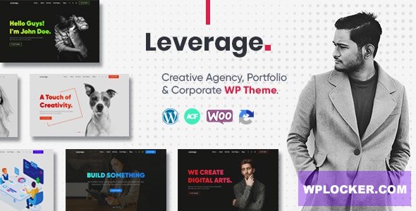 Download free Leverage v1.0.3 – Creative Agency & Portfolio WordPress Theme