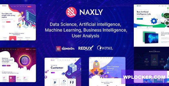 Download free Naxly v1.1 – Data Science & Analytics WordPress Theme