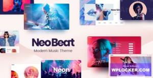 Download free NeoBeat v1.0 – Music WordPress Theme
