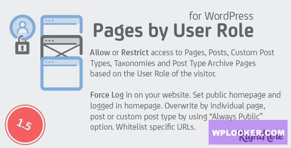 Download free Pages by User Role for WordPress v1.5.0.97742