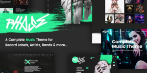 Download free Phase v1.4 – A Complete Music WordPress Theme for Record Labels and Artists