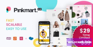 Download free Pinkmart v2.7.5 – AJAX theme for WooCommerce