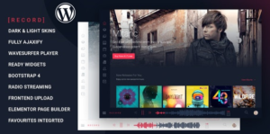 Download free Rekord v1.4.2 – Ajaxify Music – Events – Podcasts Multipurpose WordPress Theme